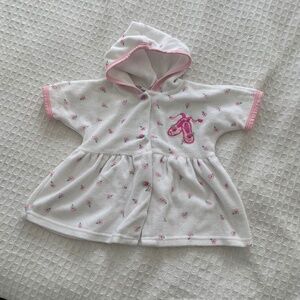 VTG Ballerina Terry Cloth Swim Cover Up - Size 24m